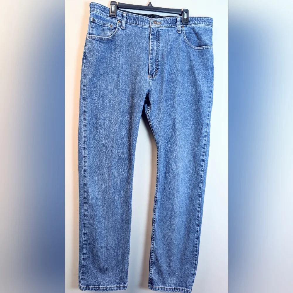 Wrangler Jeans Mens 38x32 Blue Denim Regular‎ Fit